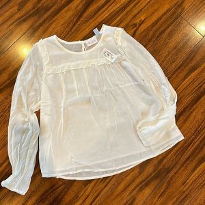 Dressy white long sleeve blouse from the Children’s Place. New with tags